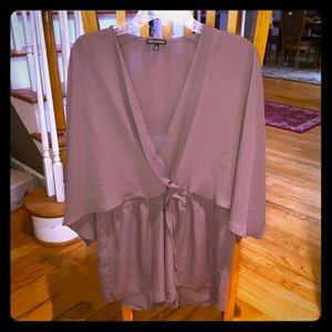 Shinestar plum women’s large Romper.